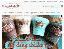 Tablet Screenshot of dangchicks.com